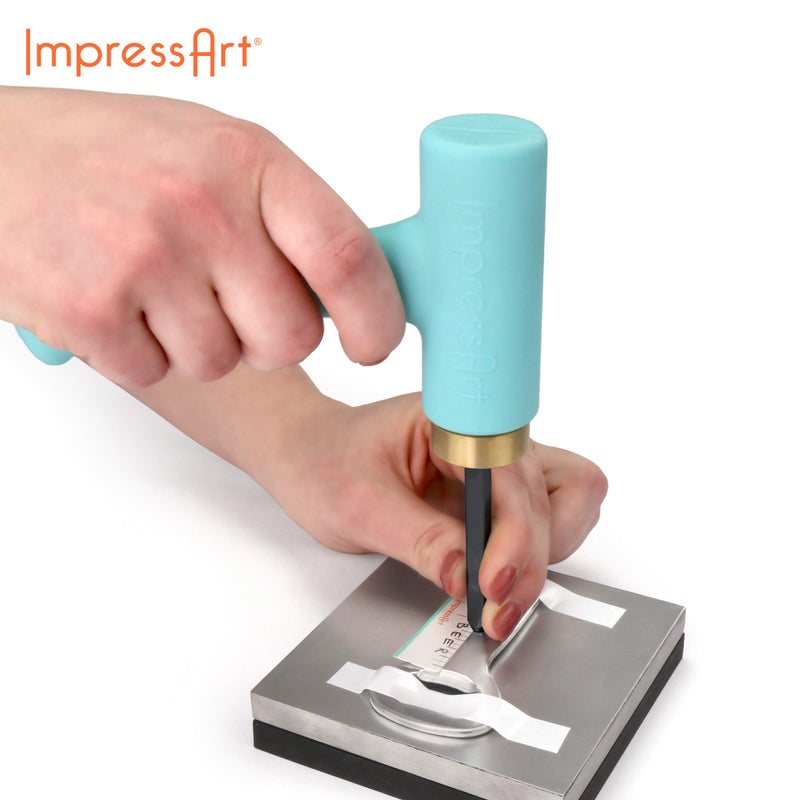 ImpressArt - Basic Typewriter Uppercase 3mm Metal Stamp Letter Set for Metal Stamping Projects and Jewelry Stamping - Image 5